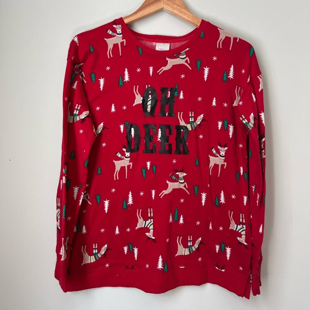 Reindeer Ugly Christmas Sweater Size S
